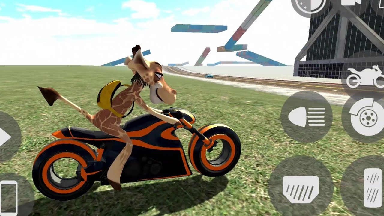 Giraffe Man Challenge | Epic Bike Stunts in Indian Bike Driving 3D Game 🦒🔥"