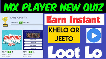 Mx player new quiz trick| Earn instant in mx player | Mx player new game hack trick | Mx player hack
