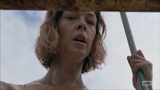 Saviors Kill The Scavengers / Garbage People Jadis Minces them The Walking Dead TWD S08E10 Resimi