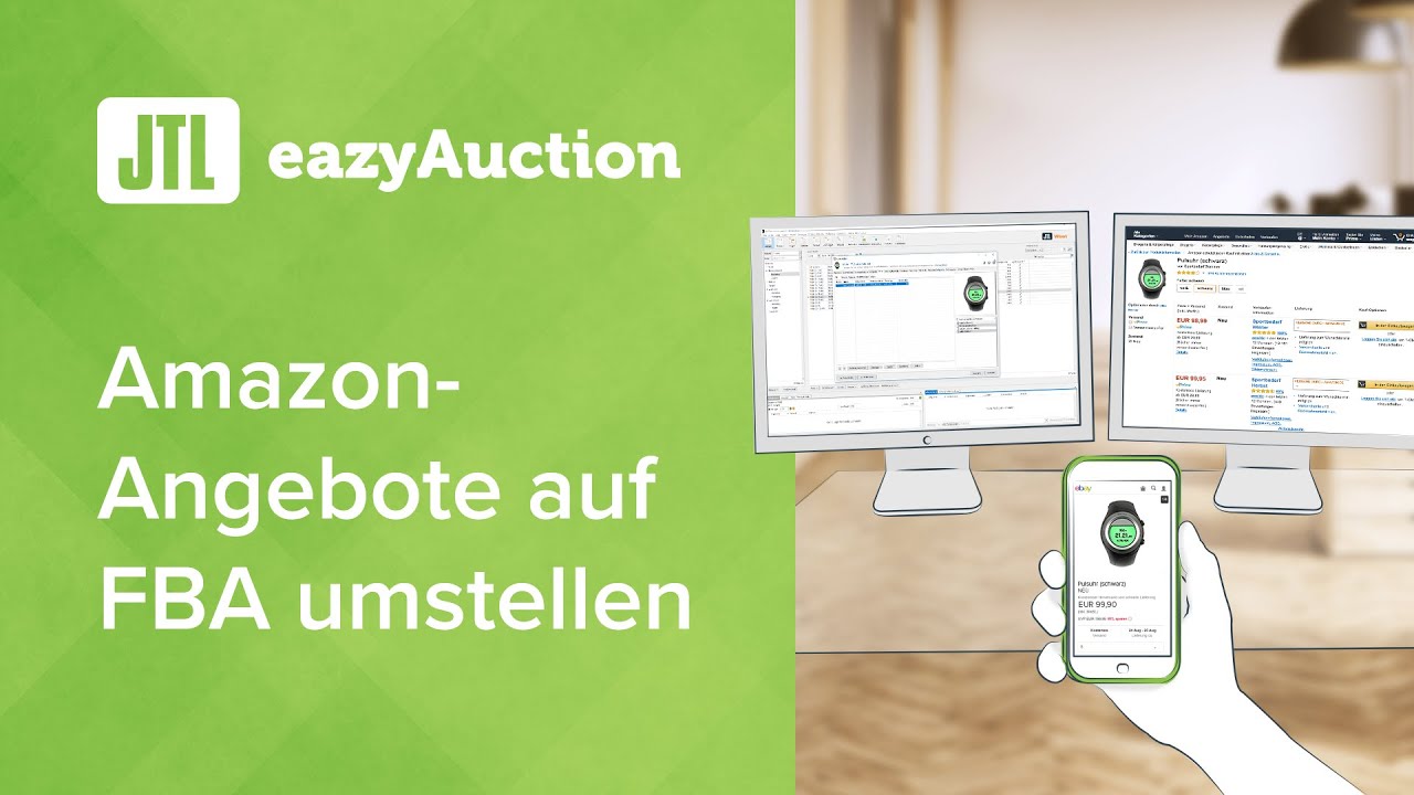 Amazon-Angebote auf FBA umstellen - JTL-eazyAuction (ab JTL-Wawi 1.5)