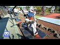 3D 180VR 4K Wow Many Giant Gundam Robots in Robot Theme Park