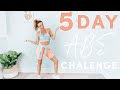 The 5 Day Fab ABS CHALLENGE + Giveaway!