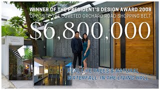Inside this $6,800,000 landed home in Orchard that crowned the President’s Design Award in Singapore