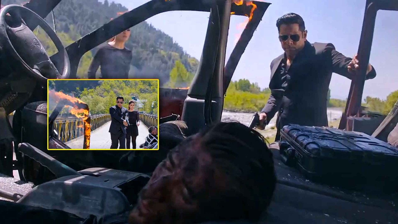 Chiyaan Vikram Telugu Blockbuster Movie Ultimate Action Scene || Nayanthara || Kotha Cinema