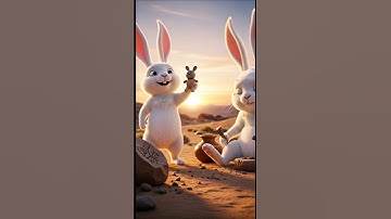 This Rabbit Makes A Toy With..😨 #ai #parrot #pigeon