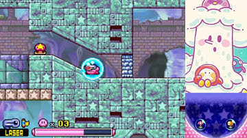 Laser through wall glitch - Kirby: Squeak Squad