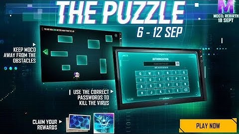 FREE FIRE MOCO PASSWORD