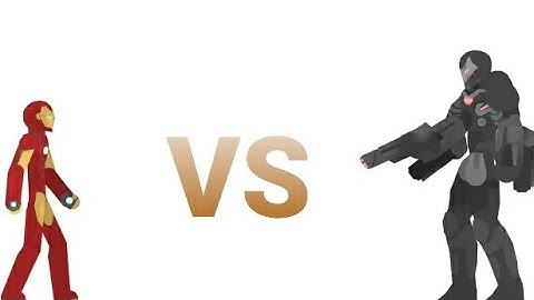 Iron Man VS War Machine (Stick Nodes) | With sound effects | Stick Animation zone