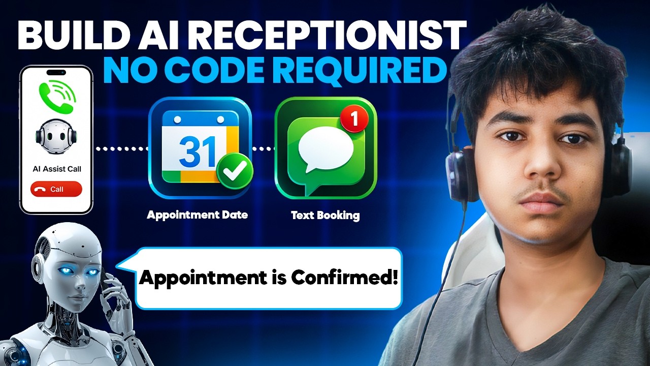 Build an AI Voice Receptionist with n8n & Vapi | Full Tutorial - YouTube