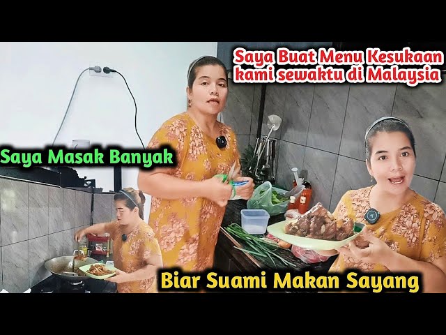 Saya Masak Menu Yang Selalu Saya Buat Sewaktu Di Malaysia ..Biar Suami Tidak Komplein Lagi class=