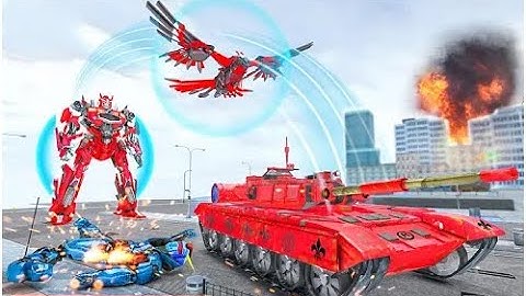 Amazing Tank Robot Game | Eagle Robot Car 3D Android GamePlay | By Game Crazy