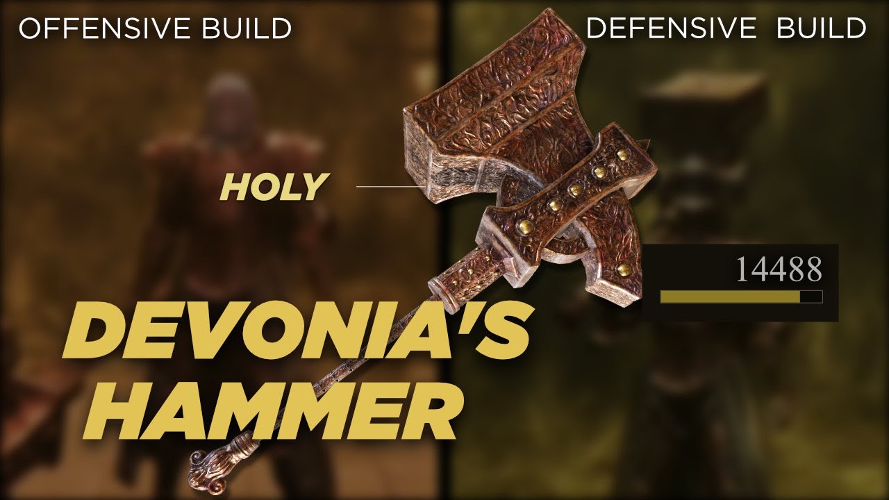 Elden Ring DLC - Devonia's Hammer is NUTS / Build Guide STR RL150 - YouTube