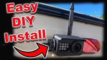 How To Install a Wireless Trailer Camera - RV