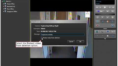 Adding Bookmarks To Video Sequences