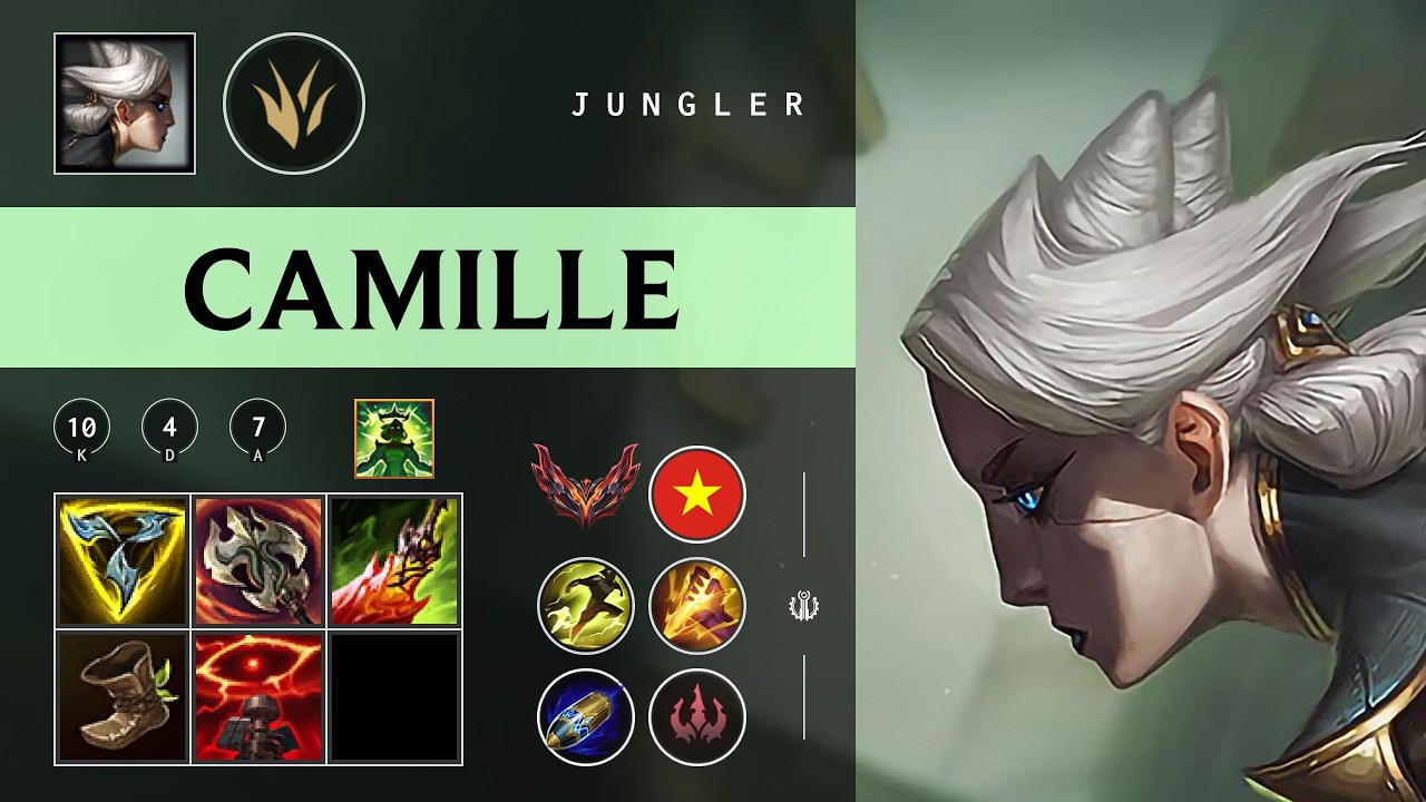 Camille Jungle vs Sylas - VN Grandmaster Patch 26.05