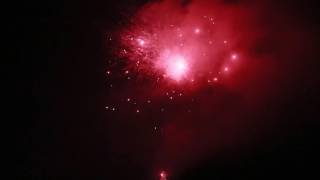 11 19shots hexagon 1 2inch red blast red strobe
