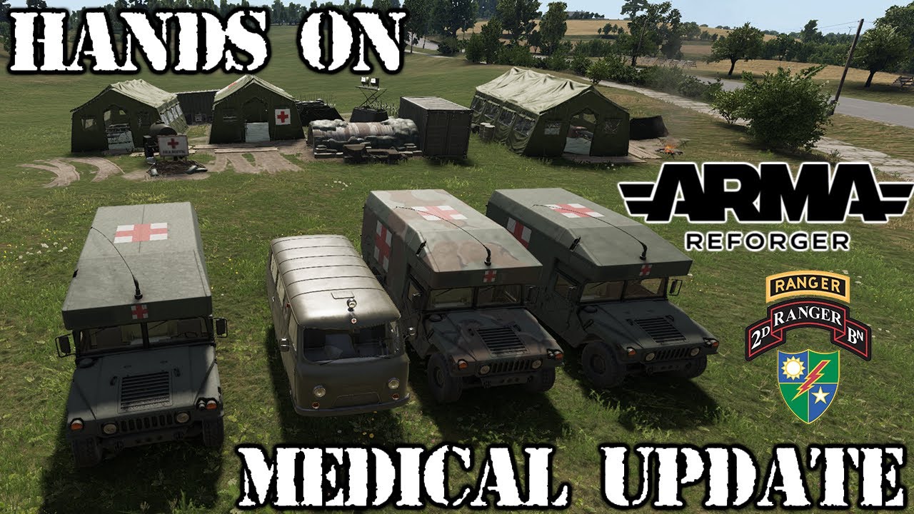ARMA REFORGER HANDS ON MEDICAL UPDATE - VEHICLES, MORPHINE, UNCONSCIOUS & MORE