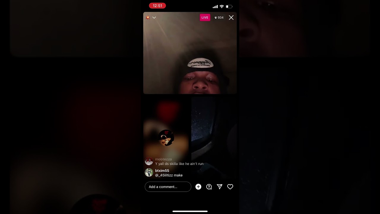 Gmostax going live with his crew after allegedly jumping skilla baby