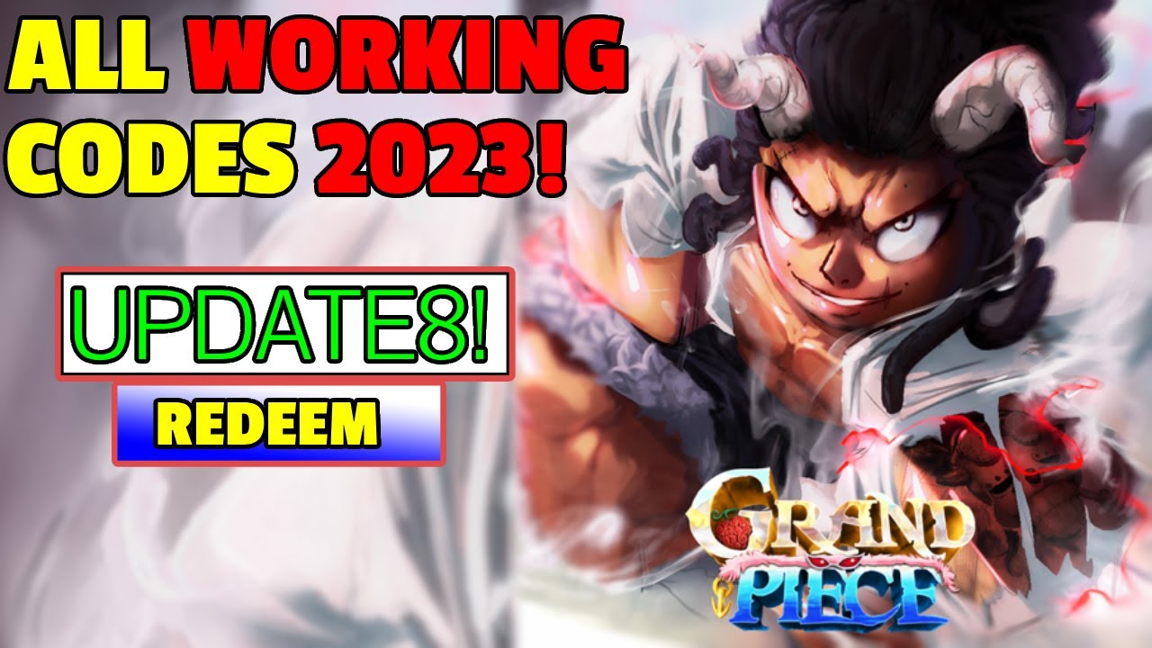 💖🤖UPDATE 8 CODES] Grand Piece Online CODES 2023! Roblox Codes for Grand  Piece Online 