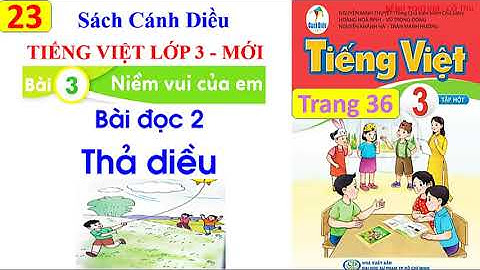 Tiếng Việt lớp 3 sách Cánh Diều| Bài đọc 2 Thả diều |Bài 3 Niềm vui của em|Cô Thu| #23