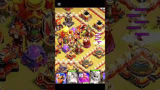 Clan war, Town Hall 16 perfect Hero attack 😀 || Clash of Clans || #shorts #clashofclans #coc