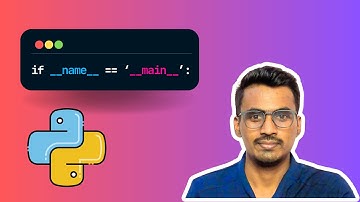 Python if __name__ == 