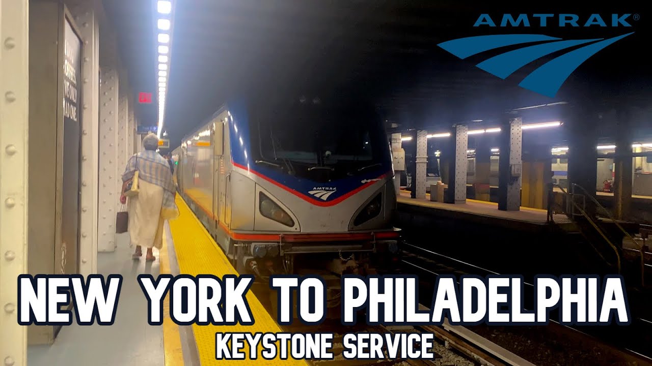 Amtrak Keystone Service New York Penn Philadelphia Coach Class Amtrak Keystone Service New York Penn Philadelphia Coach Class