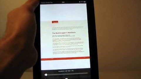 Reading PDFs on the Kindle Fire REDUX (Using the Adobe Reader App)
