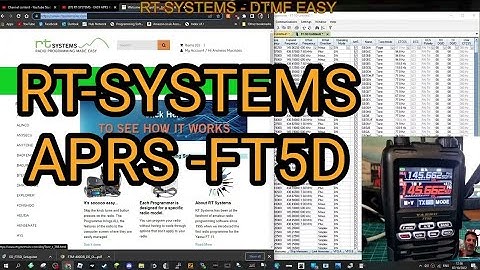 RT-SYSTEMS , APRS Set Up YAESU FT5D