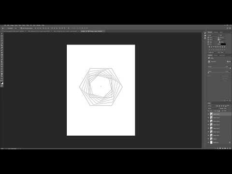 How to create a spirograph abstract design effect