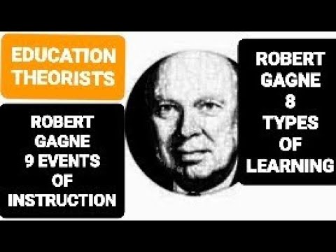 ROBERT GAGNE 9 EVENTS OF INSTRUCTION |ROBERT GAGNE 8 TYPES OF LEARNING #gagne #theorists #theory