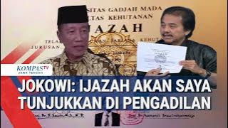 Jokowi: Ijazah Akan Saya Tunjukkan di Pengadilan