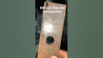 Cách đột dập thép dày #maydotdap  #shorts
