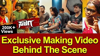 Salaga Exclusive Song Making | Girija Siddhi Debut In Duniya Vijay Salaga | BTS | Vijay Karnataka