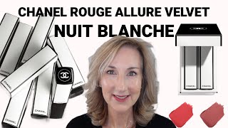 NEW! CHANEL ROUGE ALLURE VELVET | NUIT BLANCHE CROFFET | PLUS FULL FACE OF CHANEL