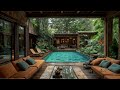 Tropical Jungle Pool Ambience | Rainforest Relaxation Sounds for Sleep &amp; Focus