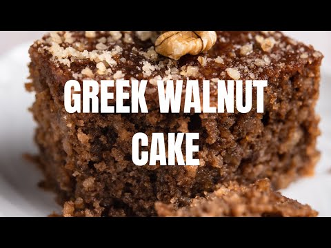 Greek Walnut Cake