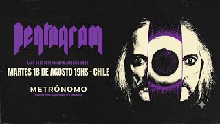 PENTAGRAM [Full Show] / 18-08-26 Sala Metrónomo - Comuna de Recoleta - Santiago de CHILE