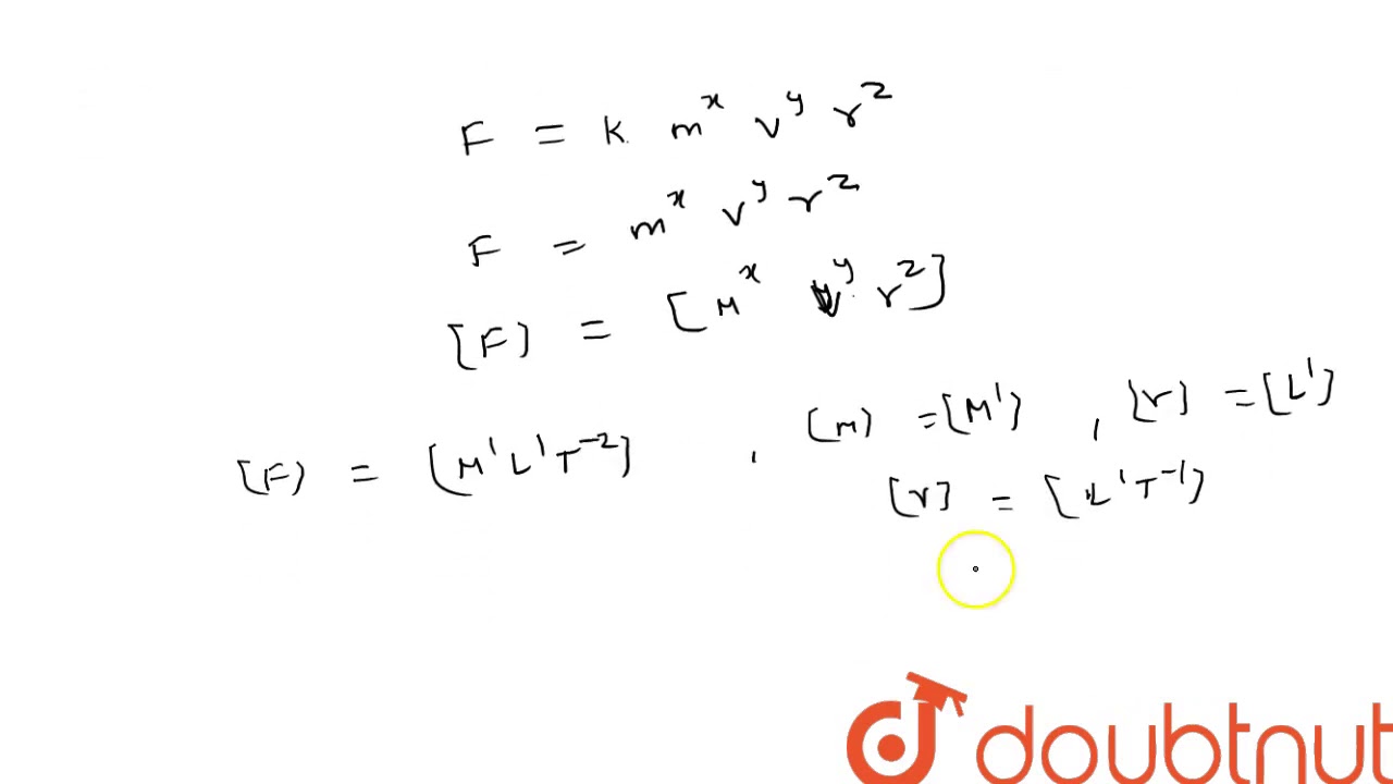 Obtain An Expression For The Centripetal Force F Acting On A Particle Of Mass M Moving Youtube