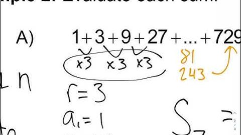 Finding the Sum of a Finite Geometric Series