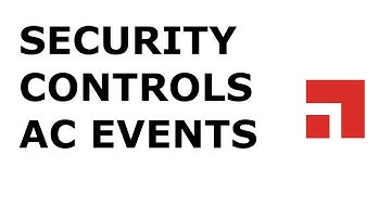 Security Controls AC Events