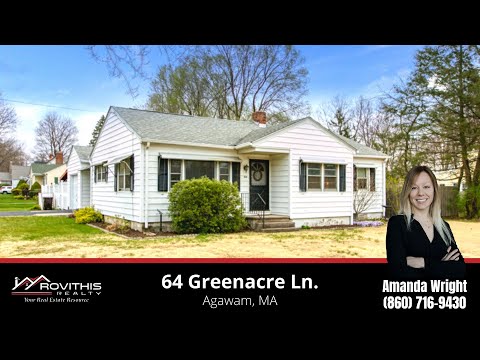 64 Greenacre Lane, Agawam, MA home video tour