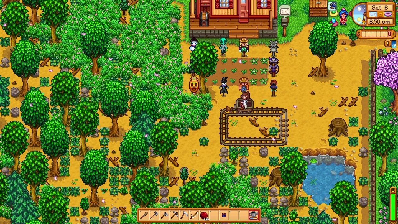 Stardew Valley Train Tracks Mod Test