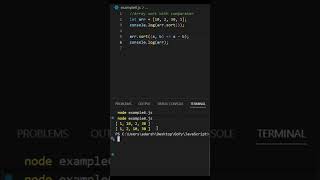 Numerical Array sort in Javascript #Javascript