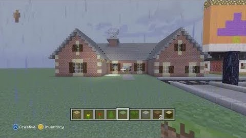 Minecraft lets build a modern house part 2