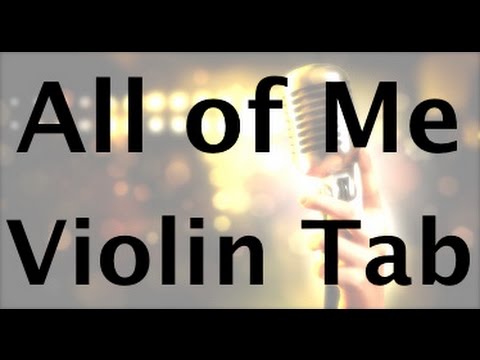 Learn All Of Me On Violin - How To Play Tutorial **New Version Available!