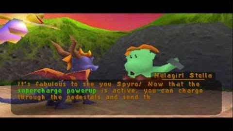 Spyro 2 Gateway to Glimmer Walkthrough Part 7 - Idol Springs [1-1]