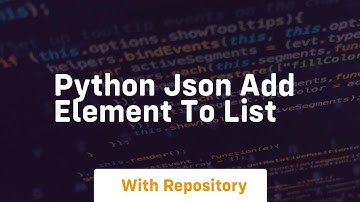 python json add element to list