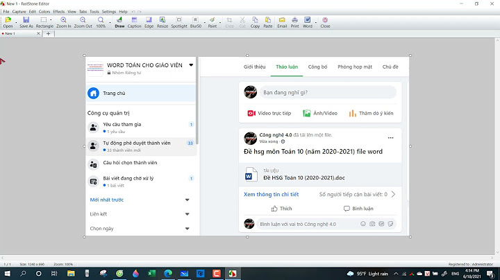 Cách up file word lên facebook