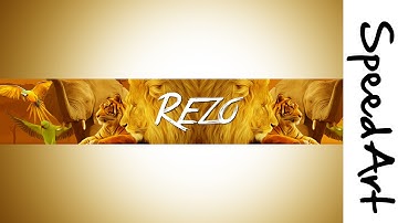 Background Rezo Speed Art [C4D/Cinema4D/Photoshop]